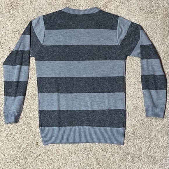 Youth Striped Sweater. Youth size 10/12. - Picture 2 of 3